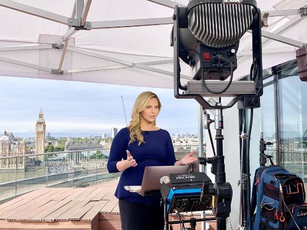 The Fox News reporter, Lauren Blanchard.